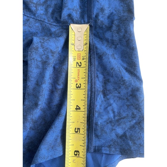 Lululemon Surge Lined Short 6" Gravel Dust Symphony Blue True Navy Sz M Gym - Picture 15 of 16